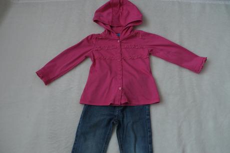 Bavlneny kabatek s kapuci - slaby na leto idealni, topolino,92