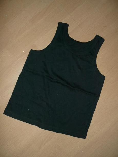 Tričko tílko černé vel 8/9 let, f&f,134