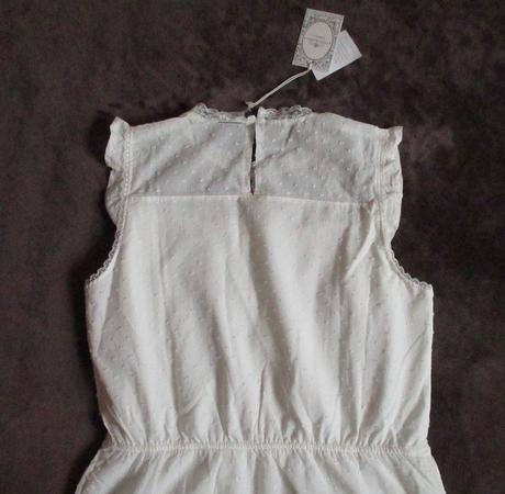 Dámské bílé krajkové šaty boho l 40, 40 / l