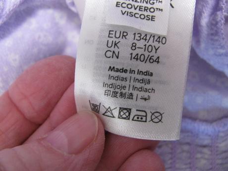 Letní fialová halenka crop top lindex, lindex,140