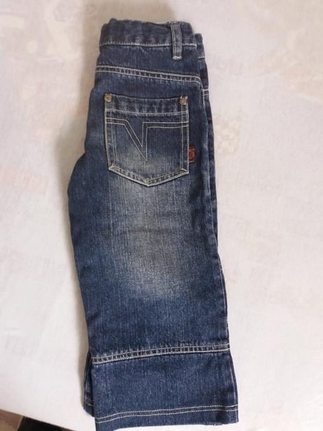 Dzinove kraťasy bermudy 110/116, 110