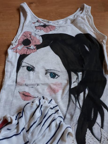 Sada 5 ks triček, h&m,128