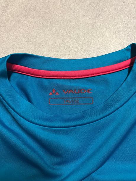 Vaude kids solaro 146/152 tričko s uv ochranou, 146