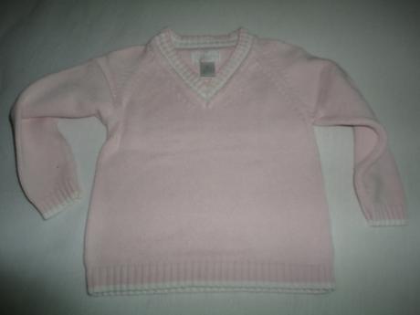 Jemně růžový svetřík skhuaban, vel. 80-86, 86