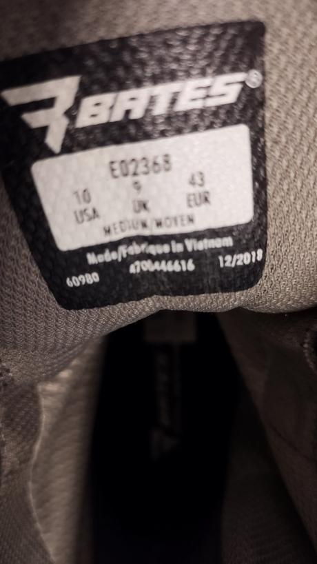 Taktická obuv bates, 43