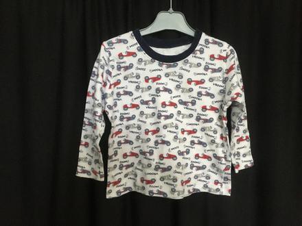 Vel. 86 pyžamové triko s auty, 86