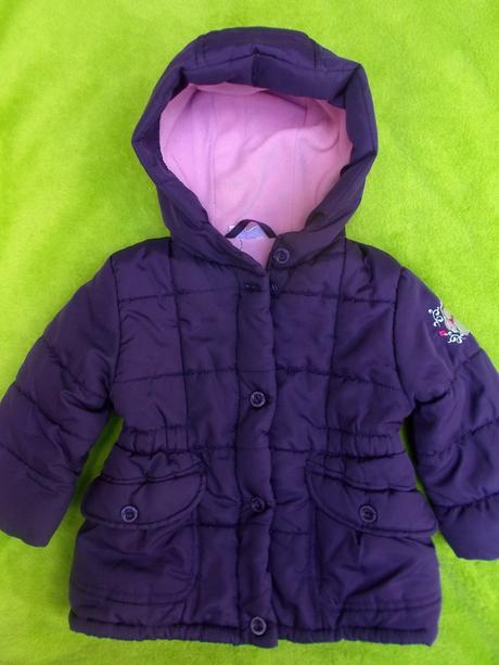 Zimní bunda se sovičkou, baby,80