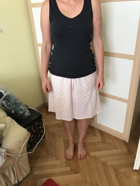 Lněná sukně, h&m,44