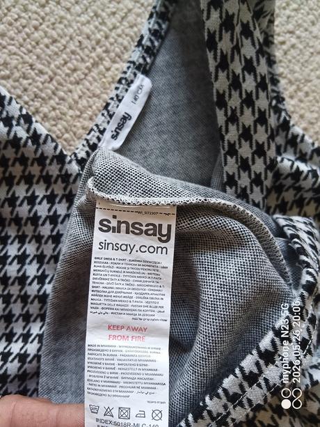 Šaty zn."sinsay" vel."140", sinsay,140