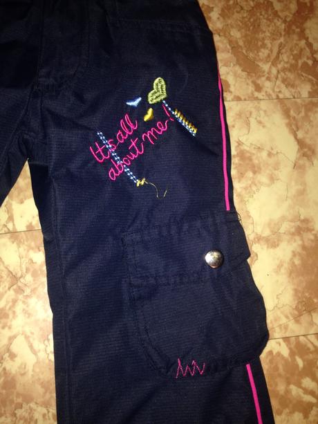 Dívčí kalhoty srdíčko, nápis, success,98