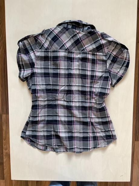 Káro halenka, vel s, hm divided, h&m,s