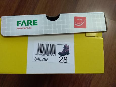 Zimní membránové boty fare, fare,28