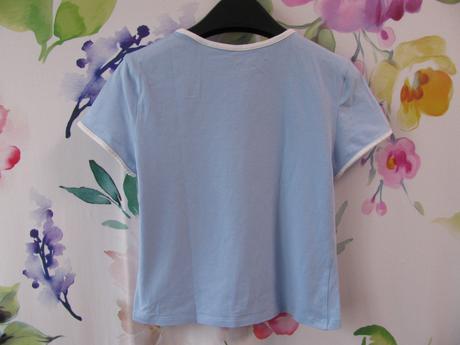 Dívčí kratší bavlněné elastické tričko h&m, h&m,164