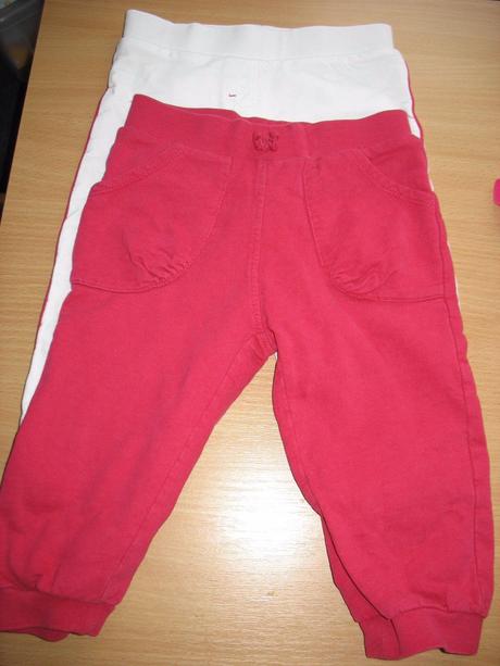 Tepláčky dvoje, c&a,80