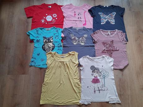 8 x tričko vel 134/140,next,ham,faf,cool club atd, 134