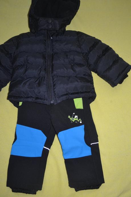 Zimní nové softshellové kalhoty a bunda h&m12-18 m, h&m,80 / 86