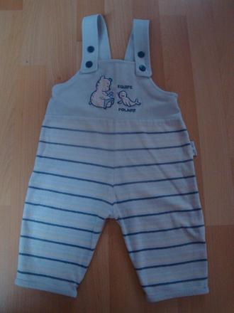 Kalhoty s laclem - modré, 68