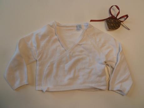 Zavinovací svetrové bolérko, obaibi,80