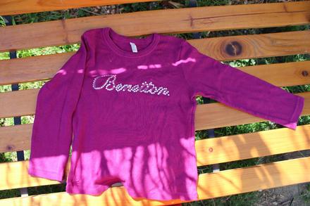 Dívčí halenka kamínky benetton, benetton,92