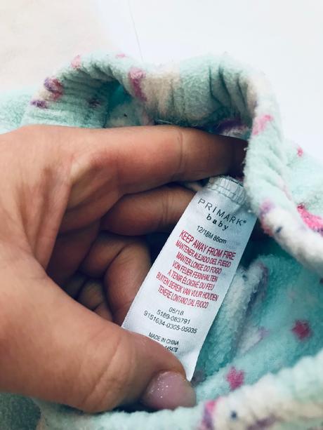 Ob/ pyžamo fleecové - v.12/18 měs., primark,86