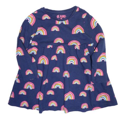 Bavlněné šatičky s duhami vel. 86, f&f,86