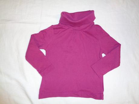 Krásný fuksiový bavlněný rolák 86/92, lupilu,86 / 92