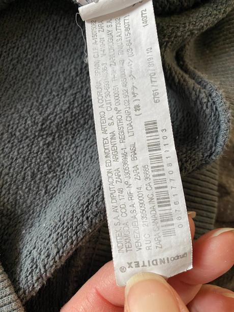 Propínací chlapecká mikina vel. 9-10 let/140, zara,140