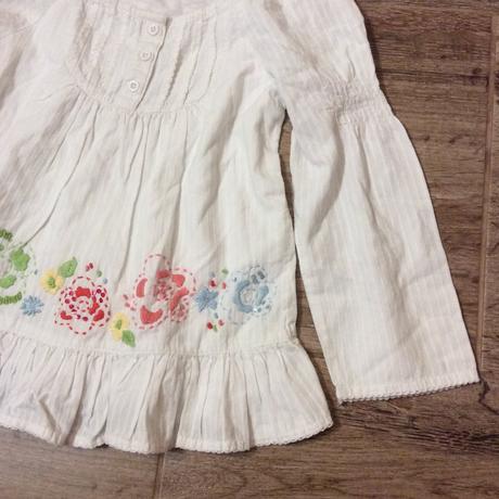 Bavlněná halenka s vyšívanými kytičkami, rocha.little.rocha,122