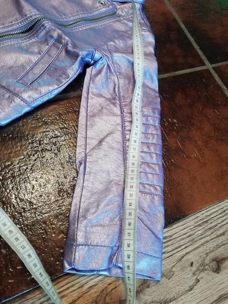 Luxusní nová koženková bundička pro princeznu 2-4r, h&m,92