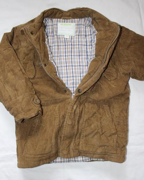 Bj53. zimní manšestrová bunda 5 let, 110