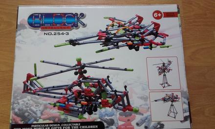 Stavebnice block intellect - helikoptera,