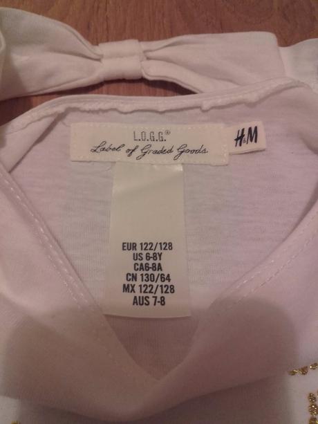 Tričko twinkle little star 122/128, h&m,122