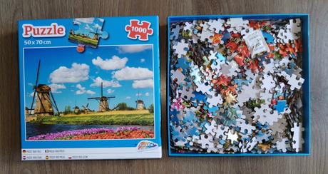 Nové puzzle jaro 1000 dílků, 