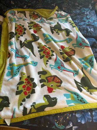Deka hřejiva na velkou postel dinosaury, šířka (cm): 120,délka (cm): 160
