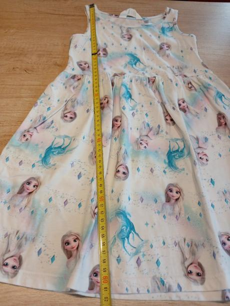 Letní šaty frozen hm vel. 122/128, h&m,122
