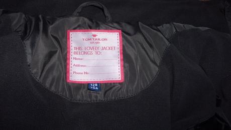 Zimní bunda zn. tom tailor, vel. 128/134, tom tailor,128