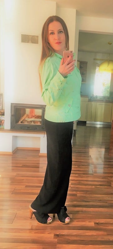 Zelená bunda, vel m-xl, street one, l