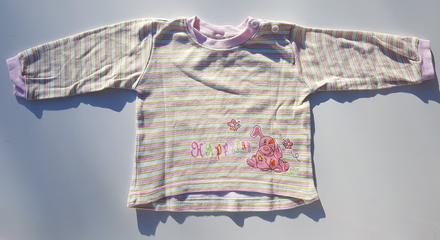 D58 dívčí triko s dlouhým rukávem happy vel. 86, 86