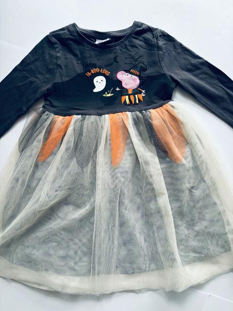 Ob/ šaty halloween - v.5/6 let,