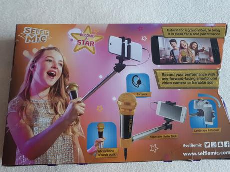 Mikrofon se selfie tyčí,