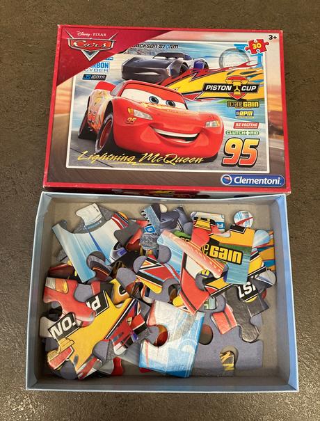 Dětské puzzle blesk mcqueen 3+, 