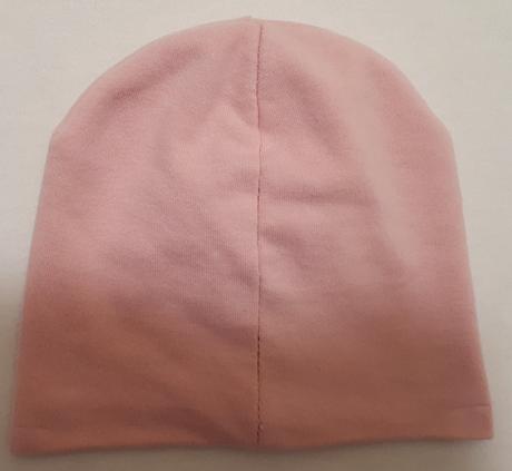 Jarní/podzimní růžová bavlněná čepička, 92