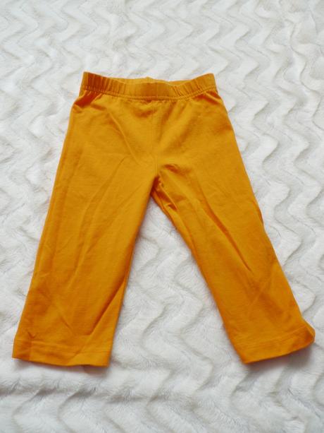 Oranzove 3/4 leginy 98/104 velikost, 98