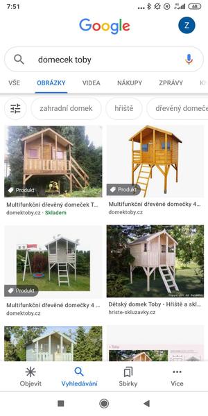 Domek na zahradu. Máte někdo?