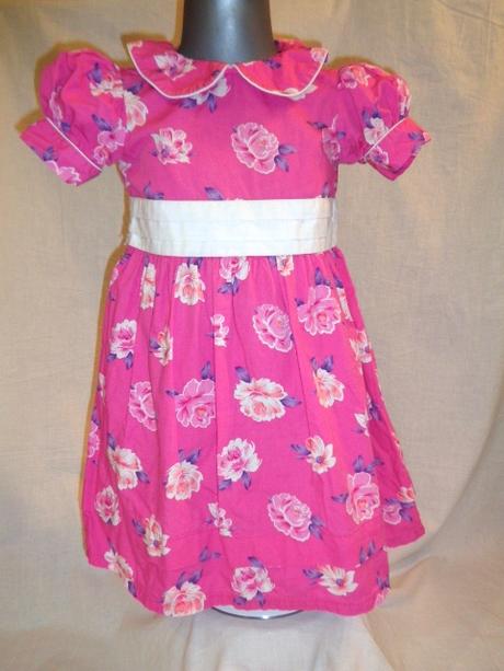 Luxusní sytě růžové květované šaty - slavnostní, girl2girl,86