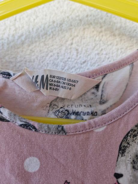 Šaty s králíčky, h&m,122