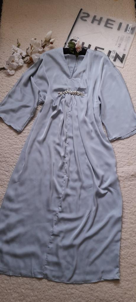 Shein společenské dlouhé šaty abaya, s