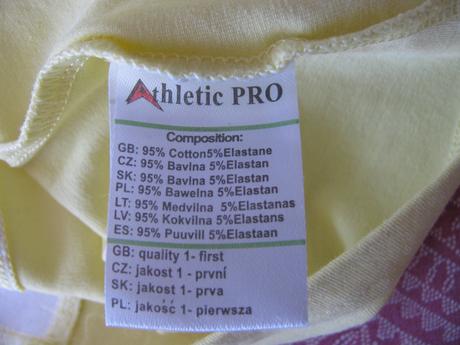 Krásné elastické bavlněné tričko athletic pro, m