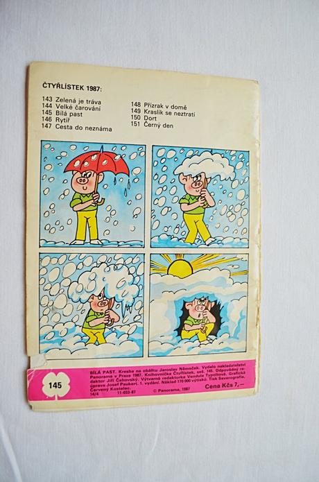 Dětský časopis čtyřlístek 145/ bílá past, 