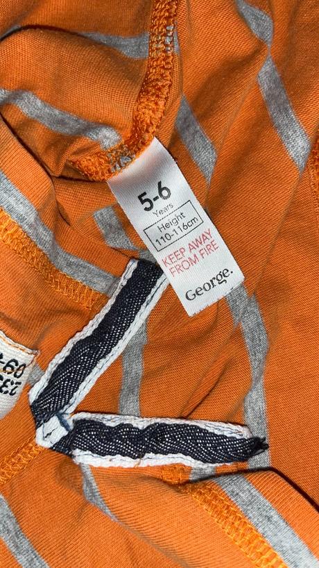 Pruhované triko s kapucí, george,116